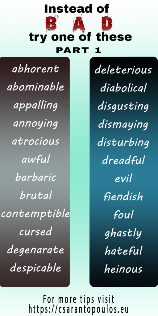 Crutch Words - BAD (part 1)